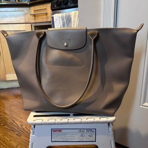 Large Le Pliage City Shoulder Tote